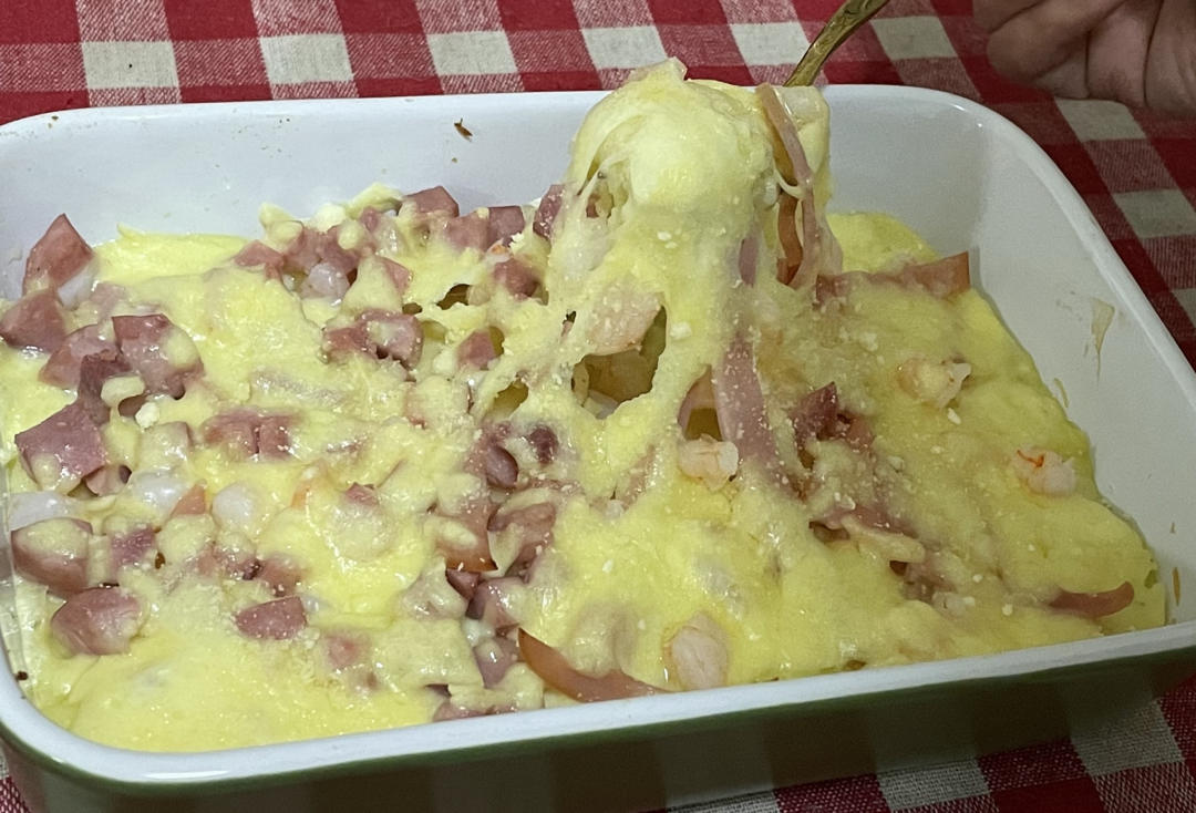 奶香芝士焗土豆（有料🧀香浓🧀零失败）