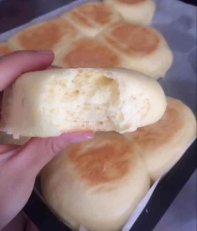 拯救放错面粉的面包面团---奶香小饼