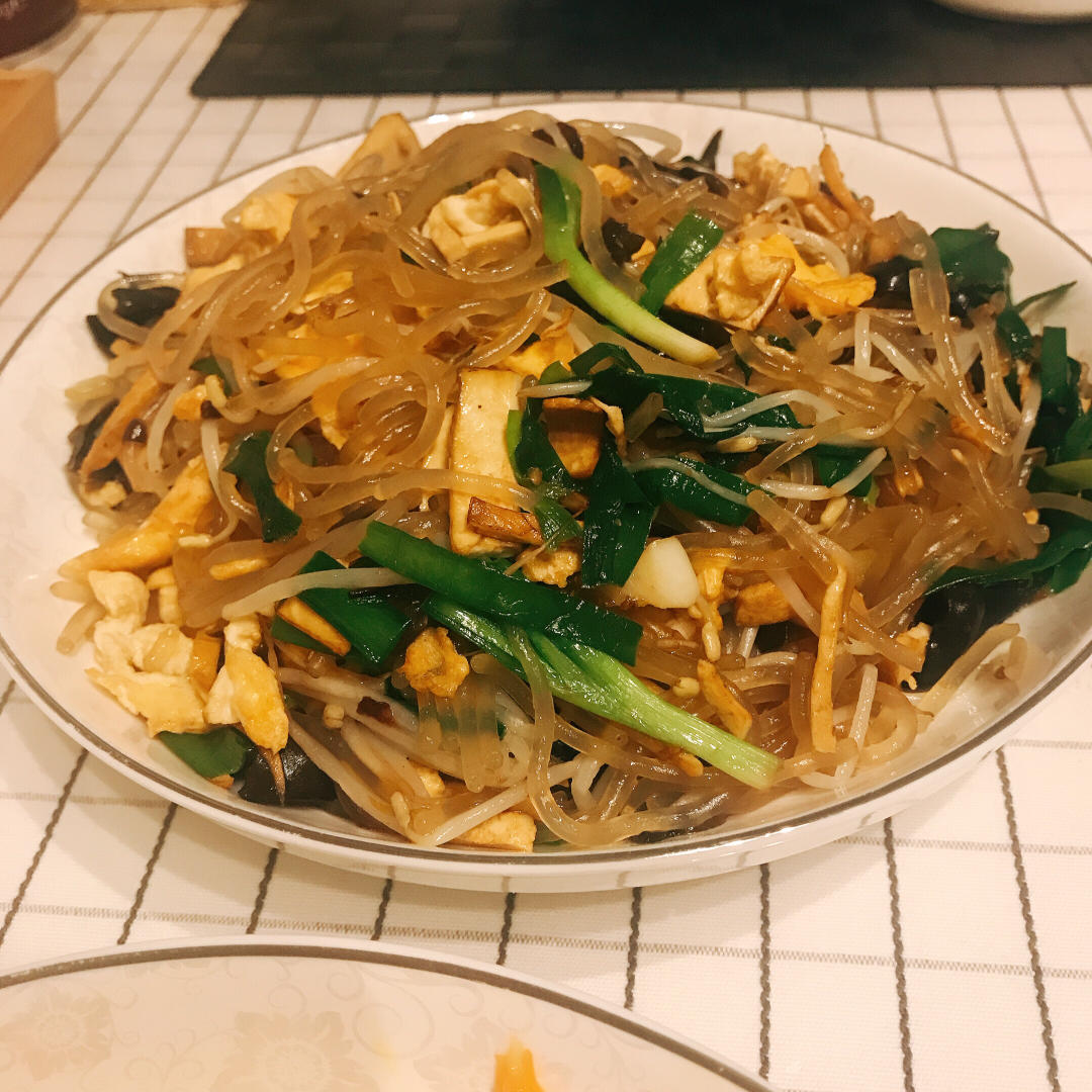 炒合菜～经典的拌饭菜，真的太香了