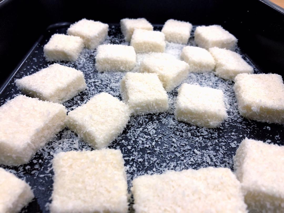 椰蓉牛奶小方