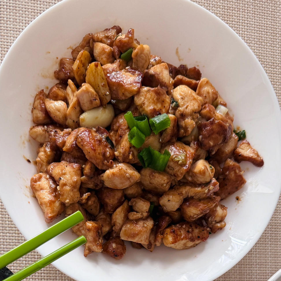 孜然蒜香鸡胸肉