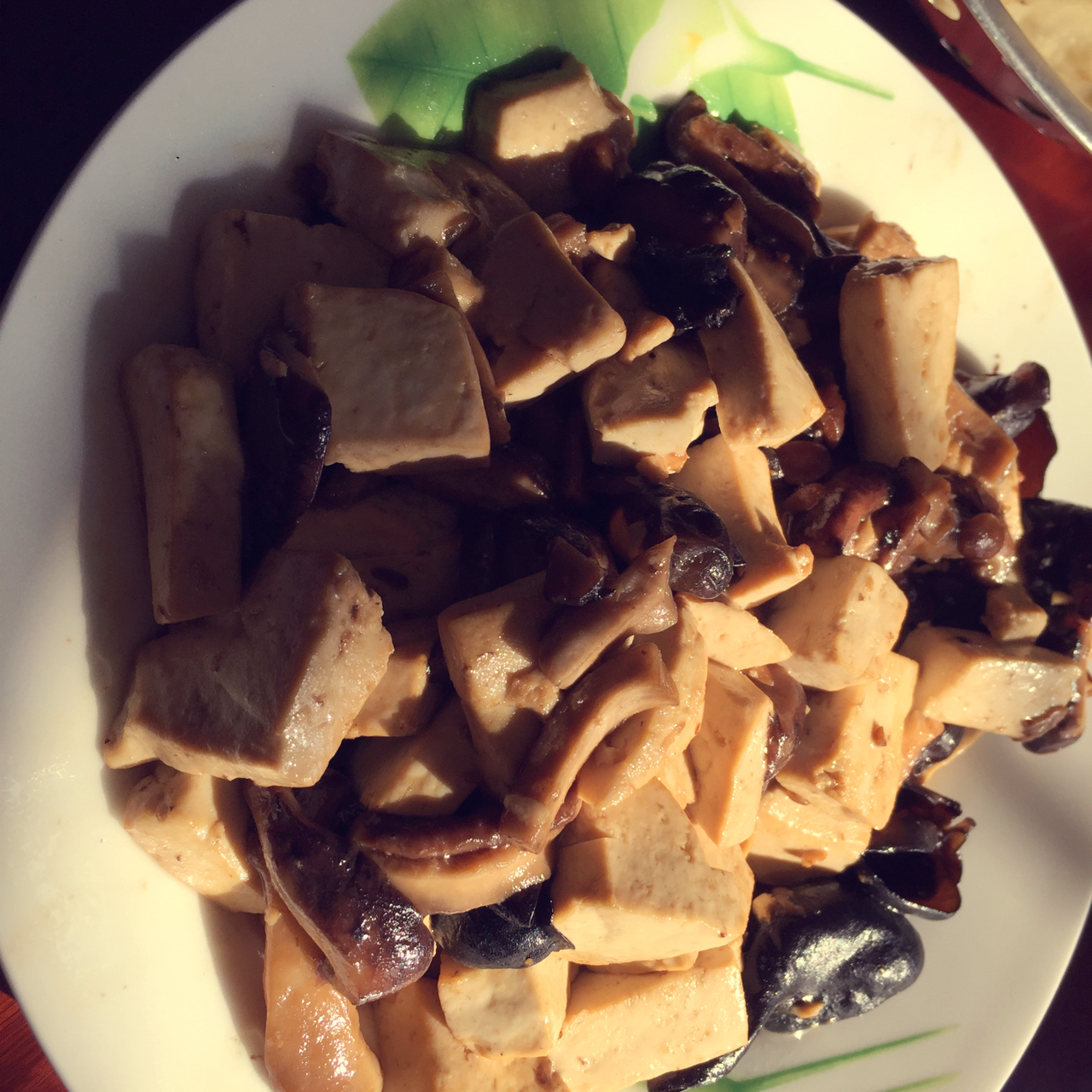 鲜菇酱烧豆腐