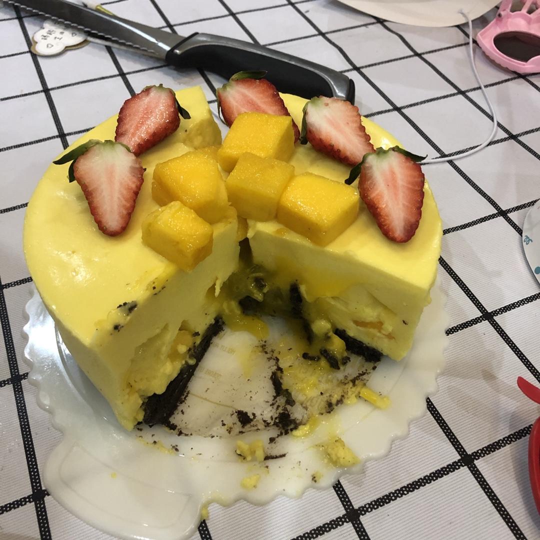 《Tinrry下午茶》教你做芒果流心慕斯（6寸配方）