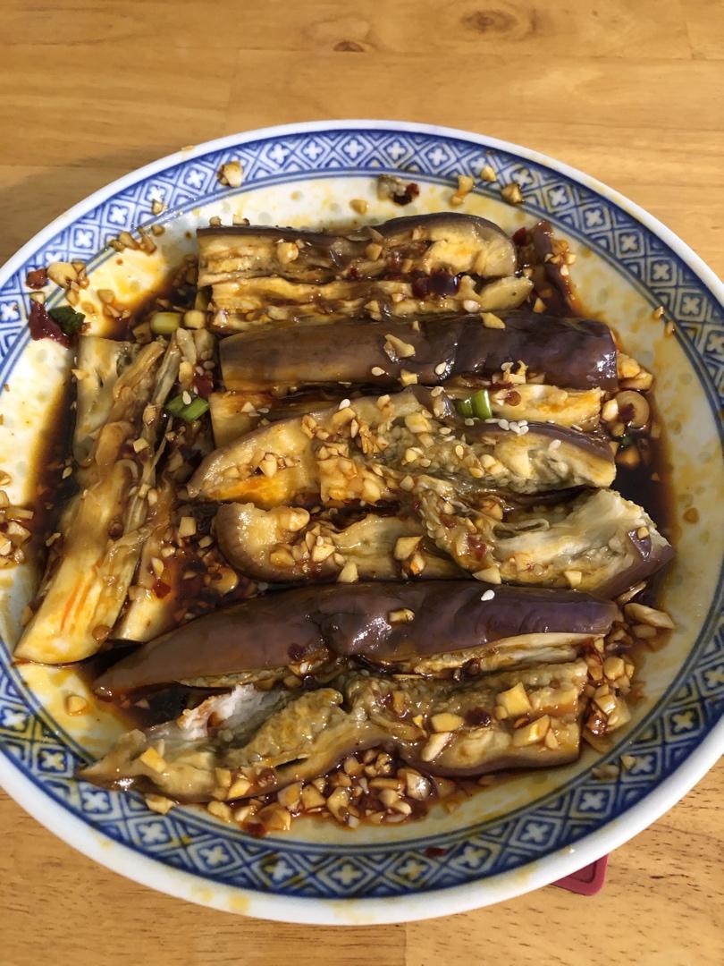 凉拌蒸茄子