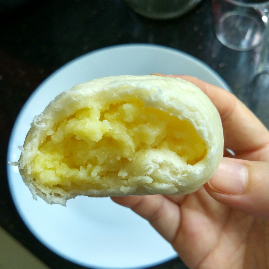 自制奶黄包