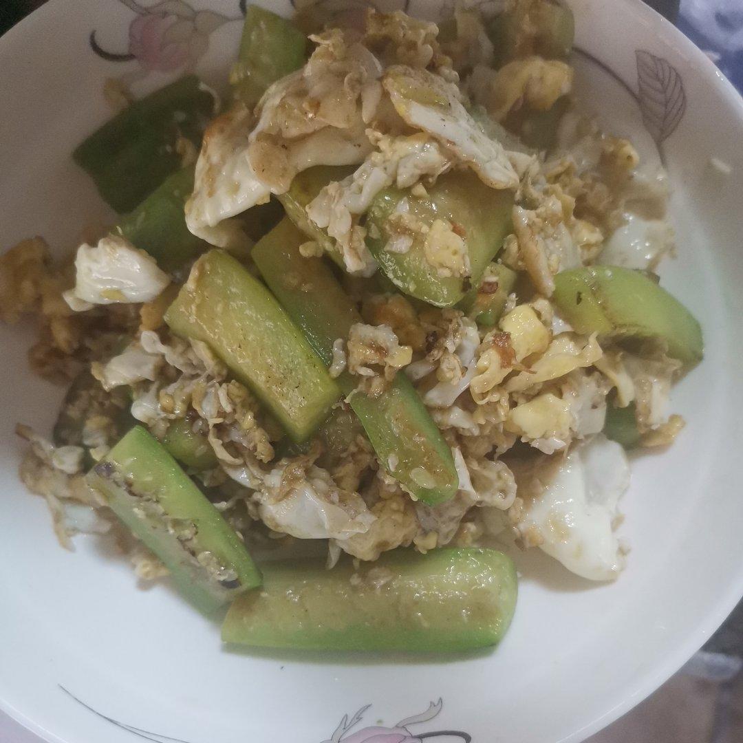 丝瓜炒鸡蛋5分钟夏日防暑快炒