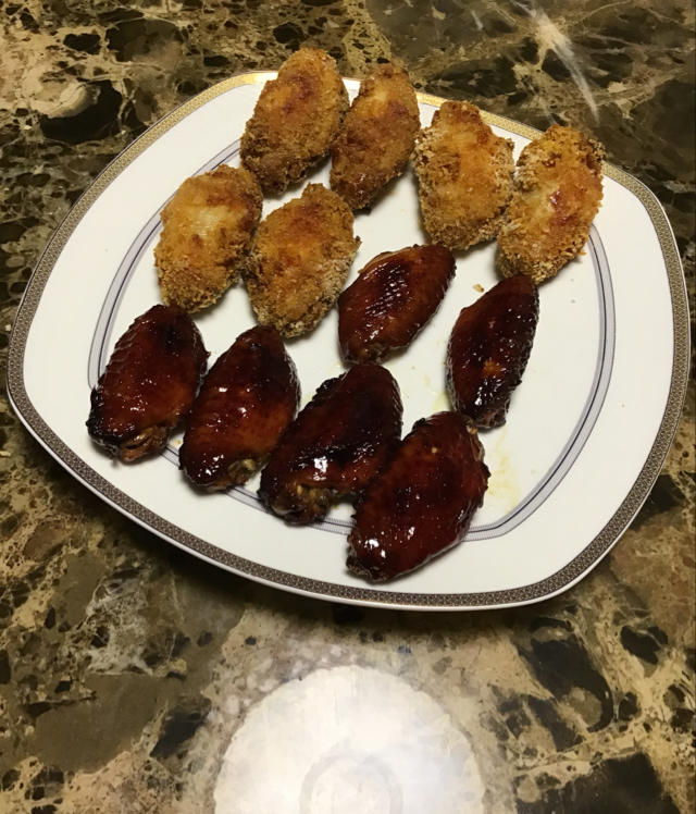 烤鸡翅（面包糠版）