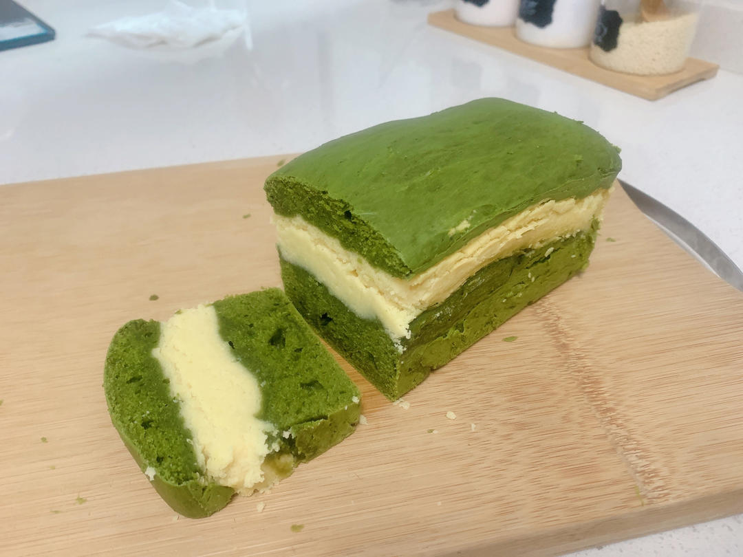 抹茶黑豆之双色磅蛋糕<熊谷裕子>