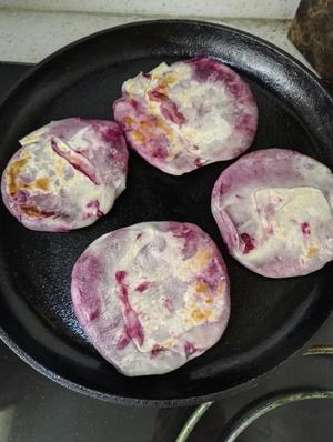 红糖紫薯饼的做法 步骤8