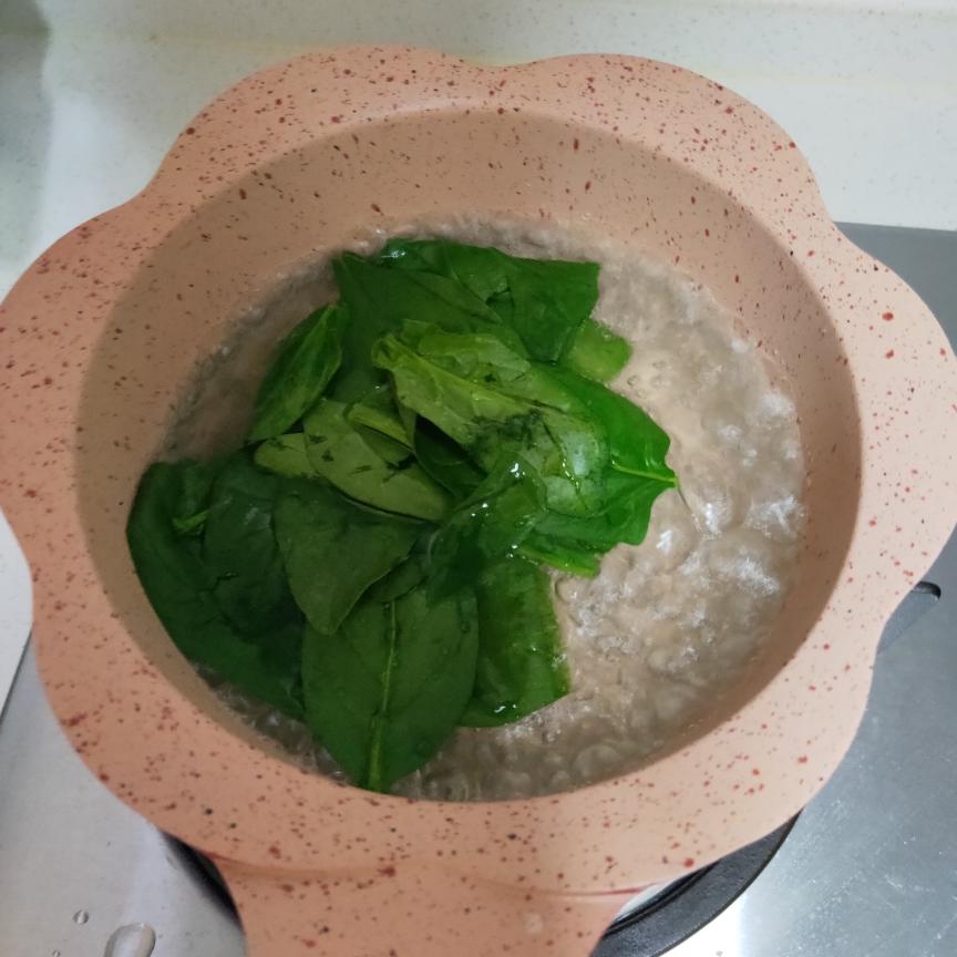 菠菜泥-辅食6月+