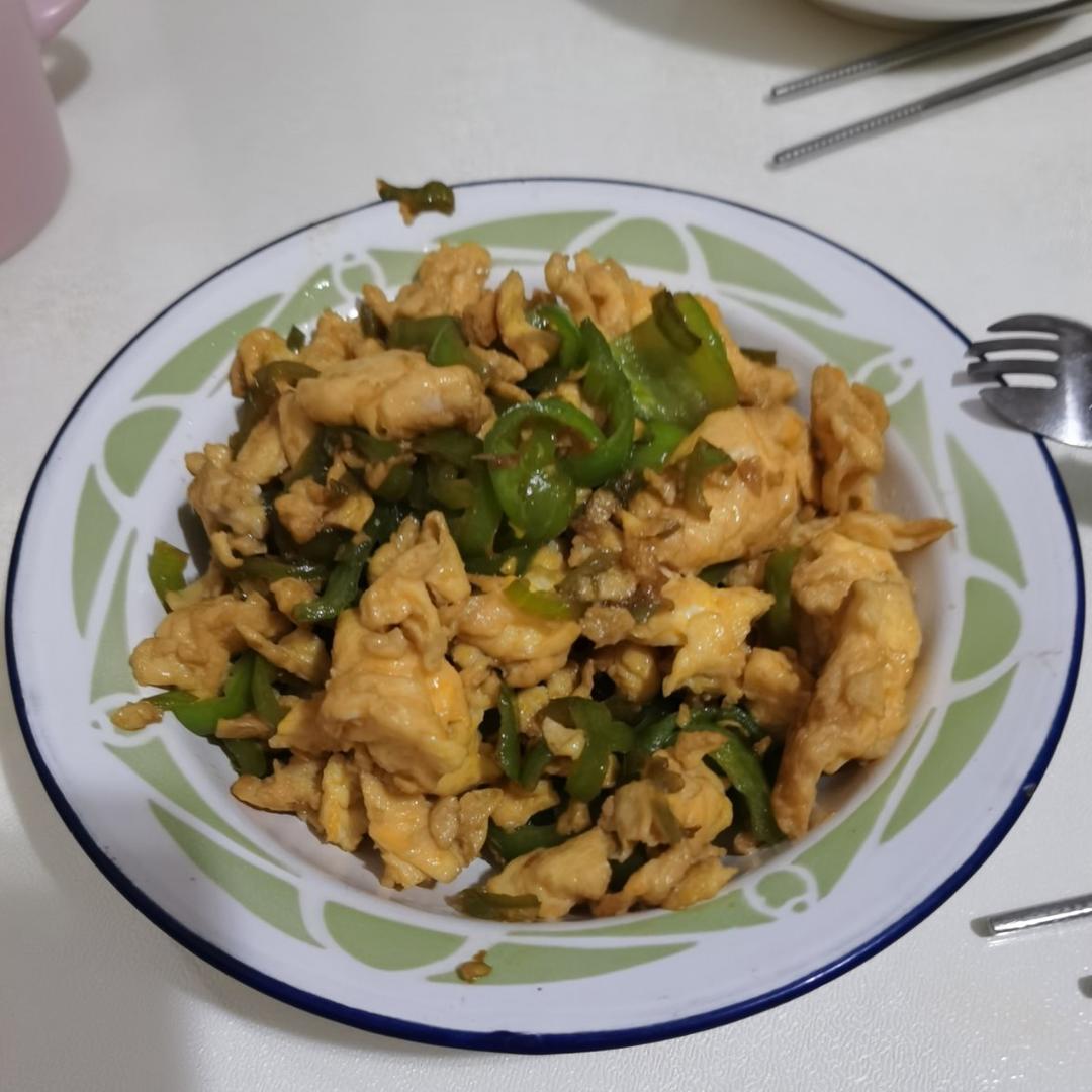 尖椒大酱炒鸡蛋（米饭杀手）