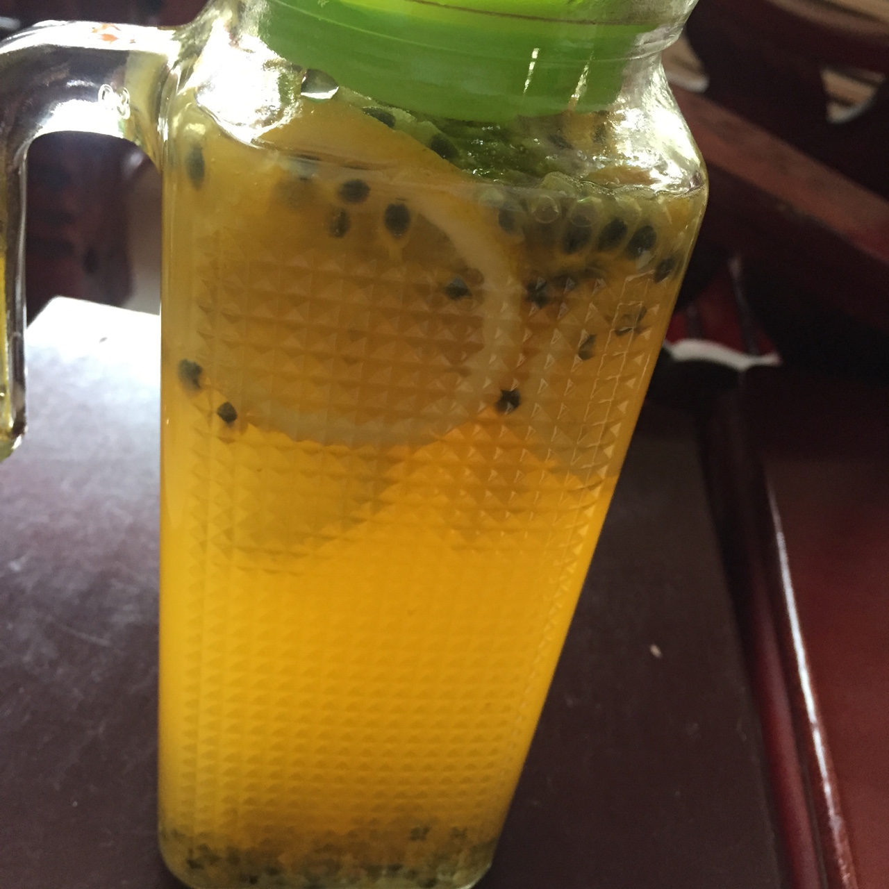 百香果柠檬蜂蜜茶