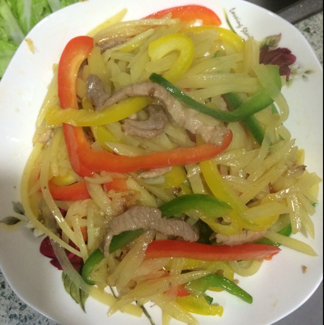 青椒土豆丝