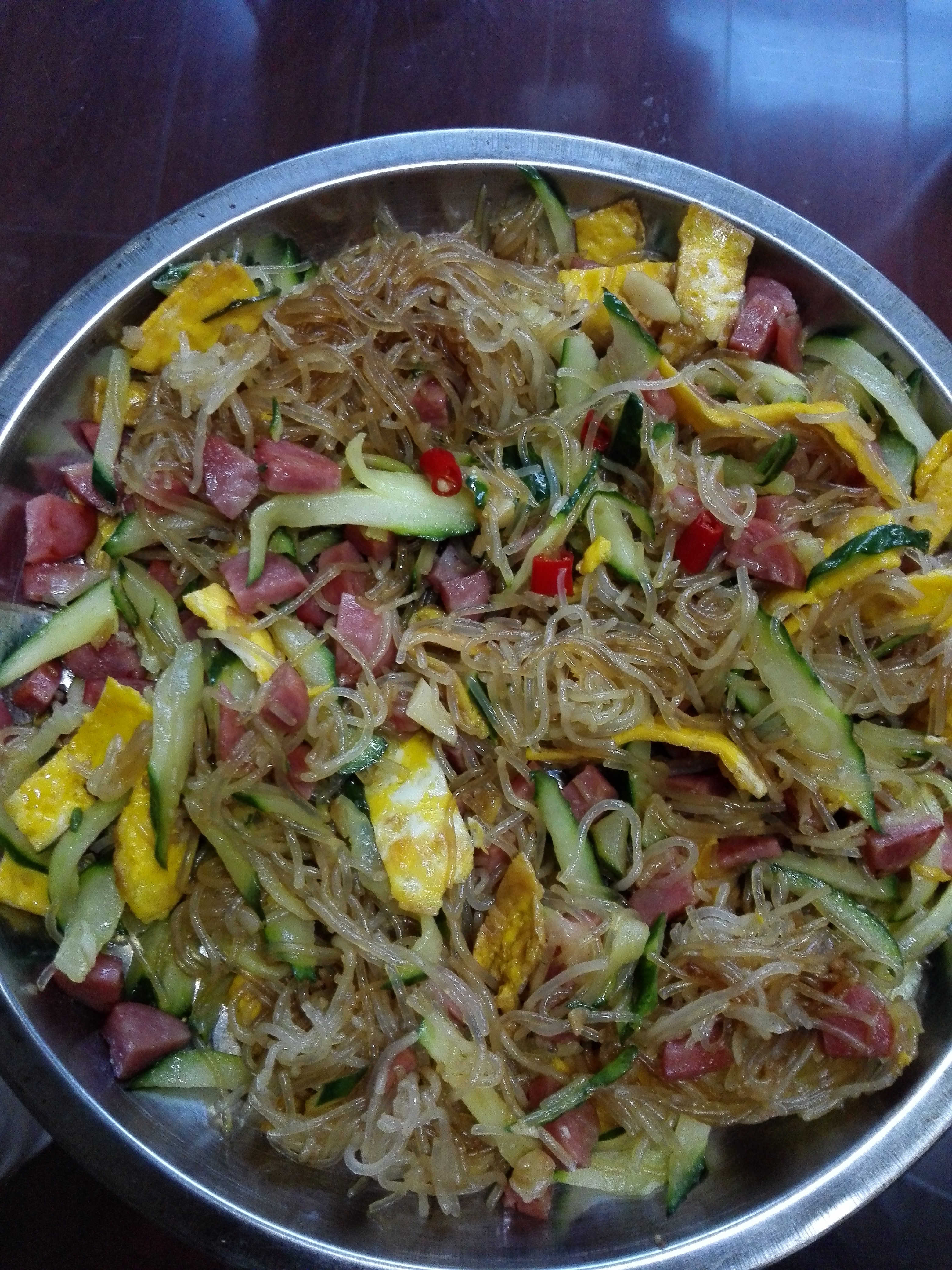 肉末粉丝拌黄瓜
