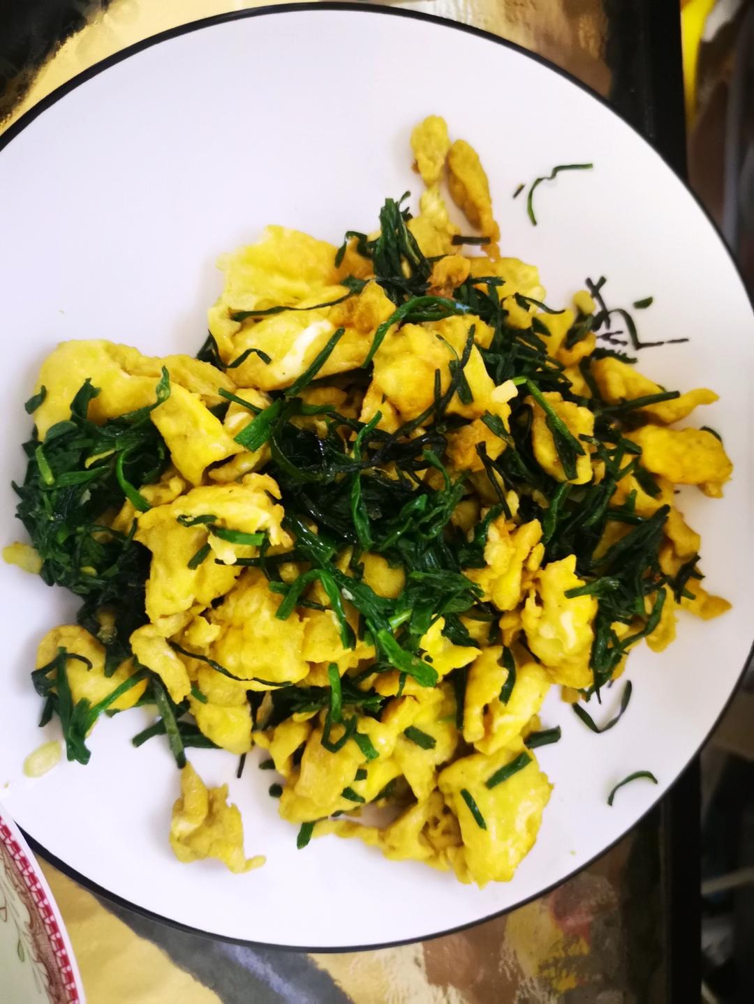 我炒了一盘世上最昂贵的葱：沙葱炒鸡蛋