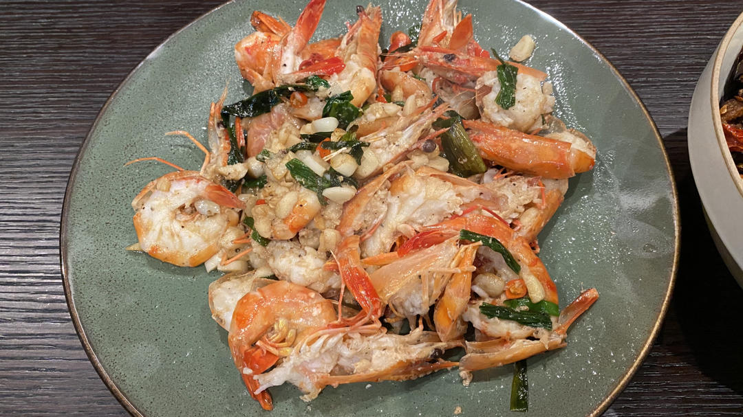 白兰地煎大虾