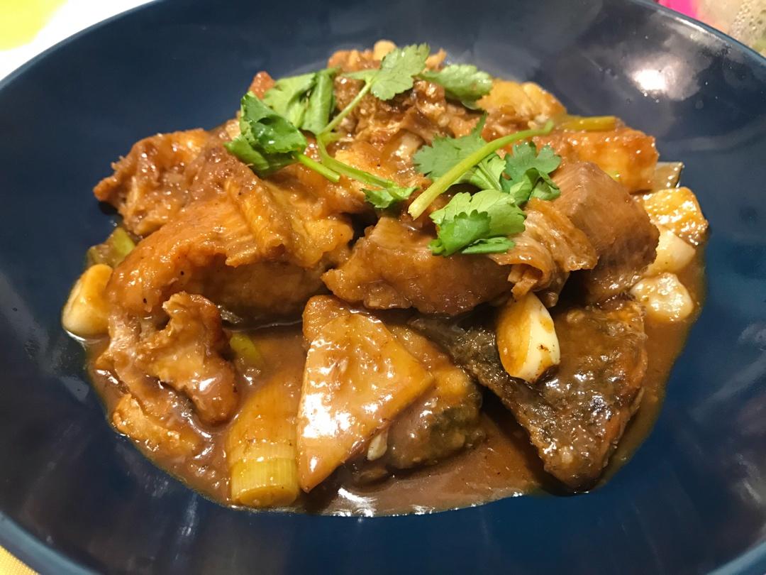 die美做的红烧黑鱼段