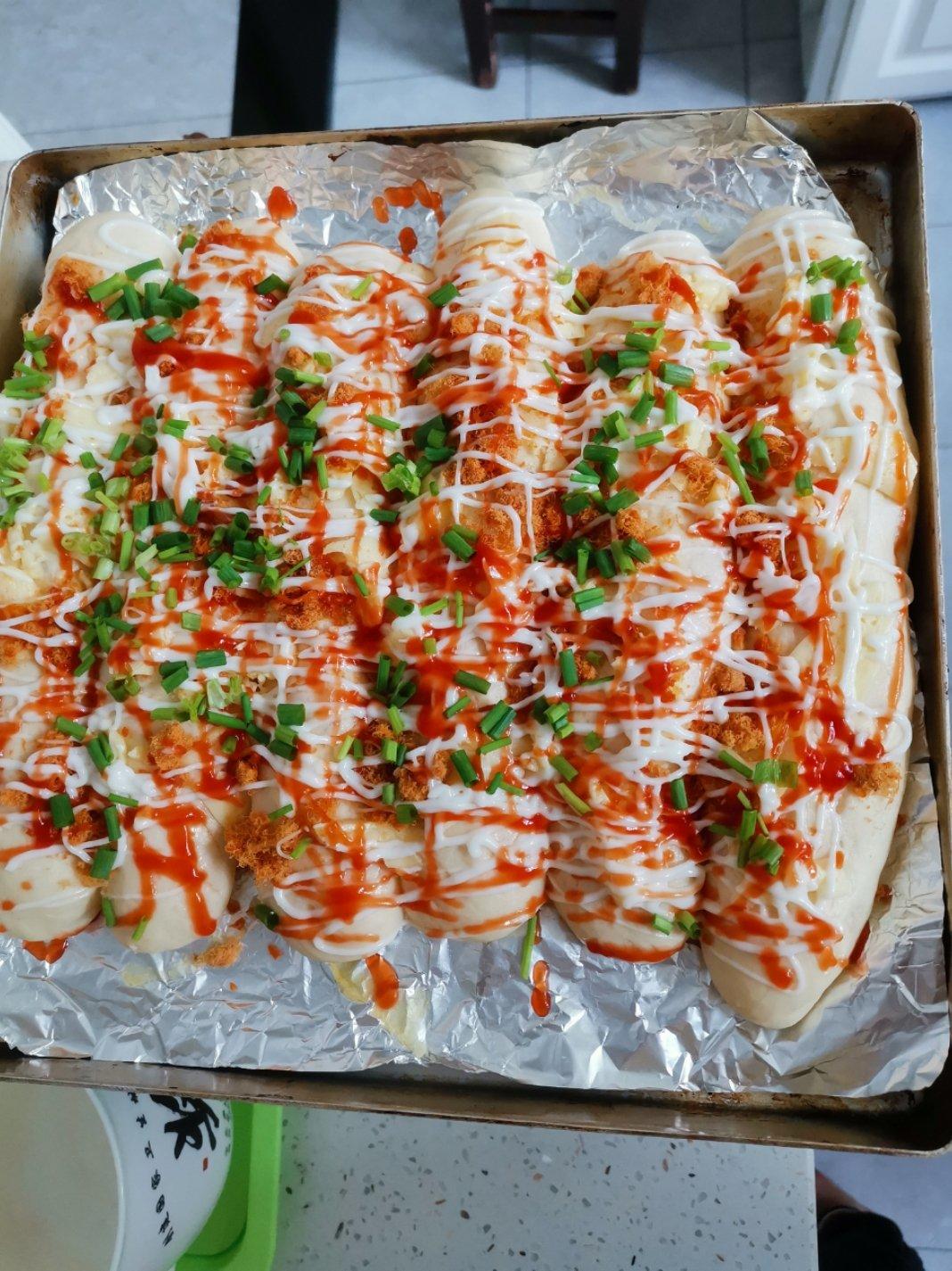 香葱芝士面包条