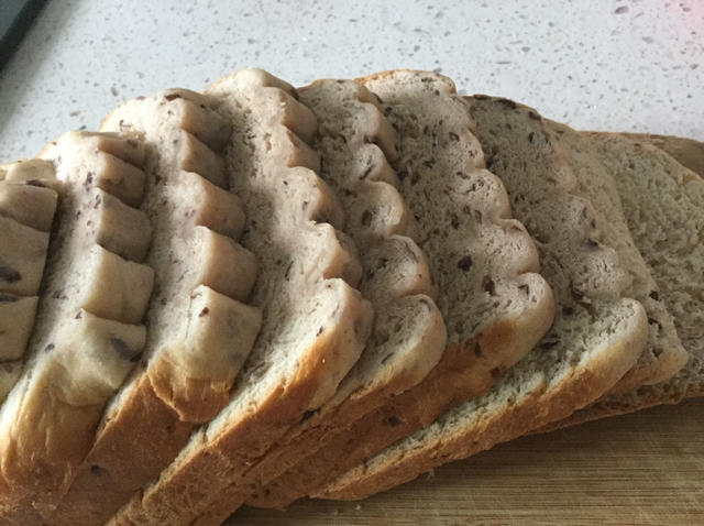 超级好吃的原味面包（面包机版）