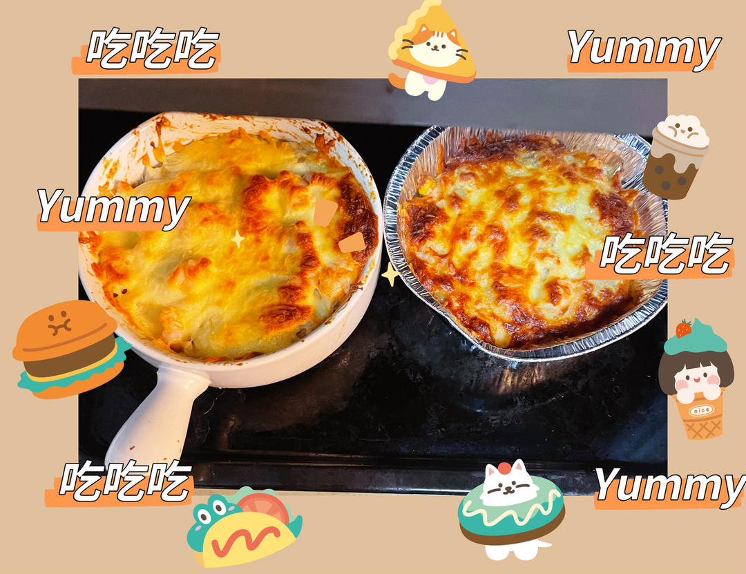 剩米饭的春天🍚咖喱海鲜焗饭🦑