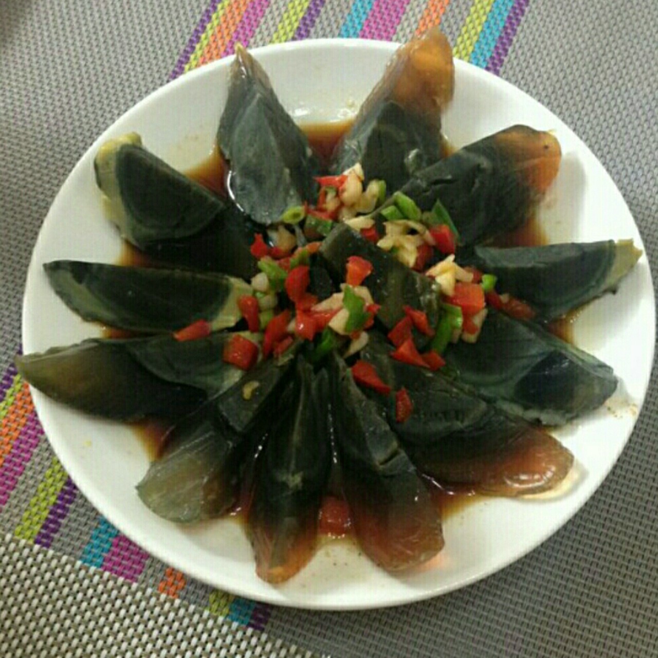 凉拌皮蛋