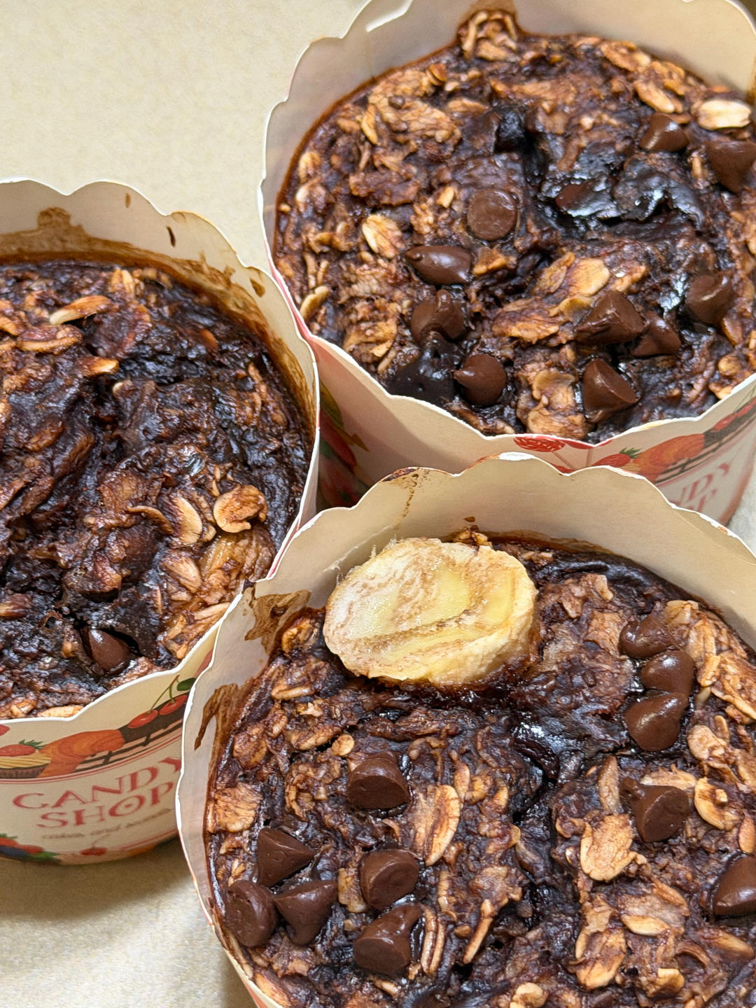 可可燕麦黑巧香蕉蛋糕🍰