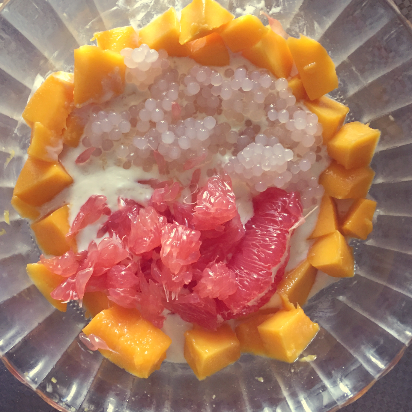 棠潮做的杨枝甘露