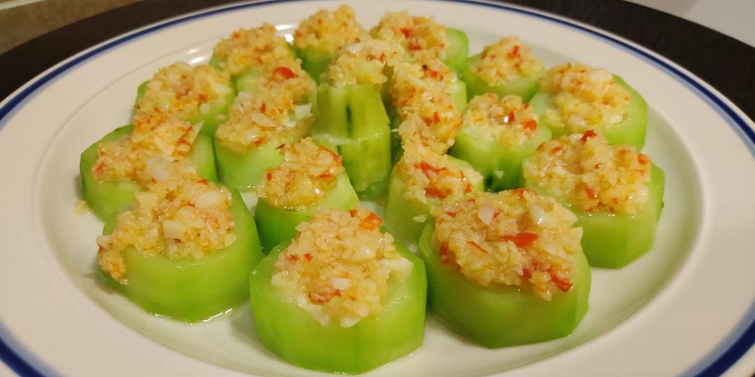 蒜蓉蒸丝瓜微辣