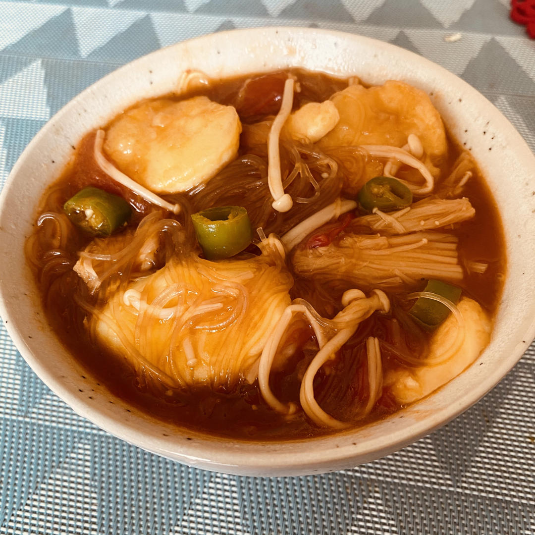 金针菇烧日本豆腐