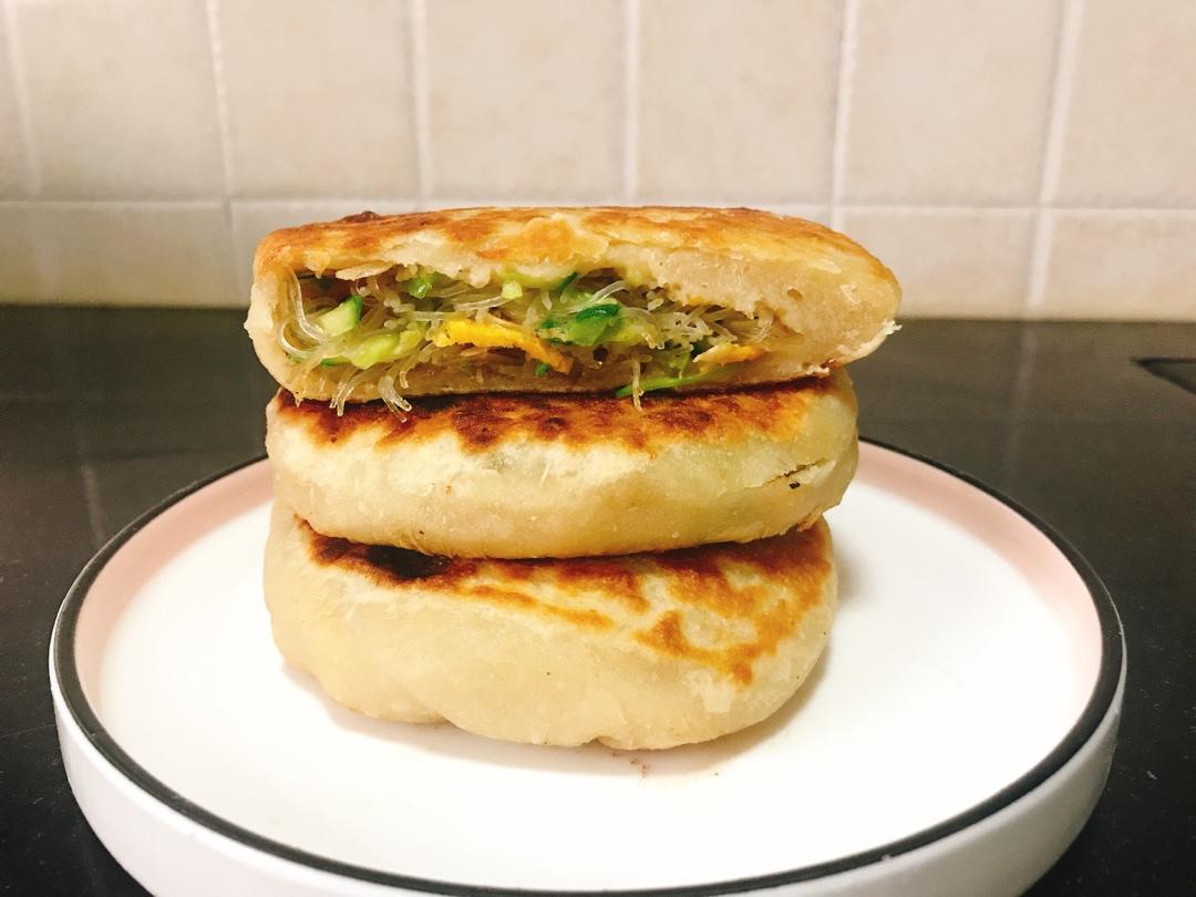 黄瓜鸡蛋素馅饼