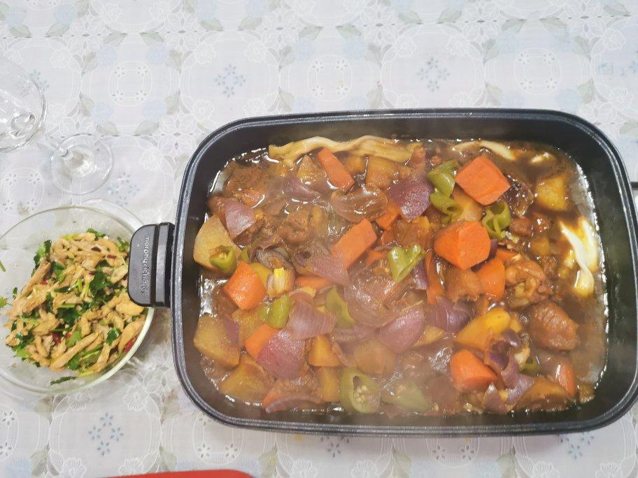 正宗新疆大盘鸡+裤带面