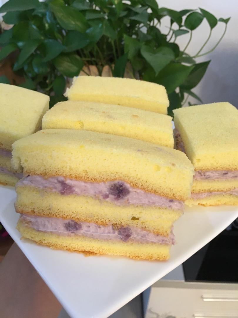 琪宝妈小新做的好吃到爆炸的真芋头蛋糕