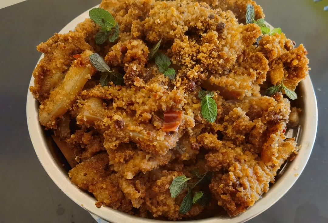 得到爸爸真传的川味粉蒸肉