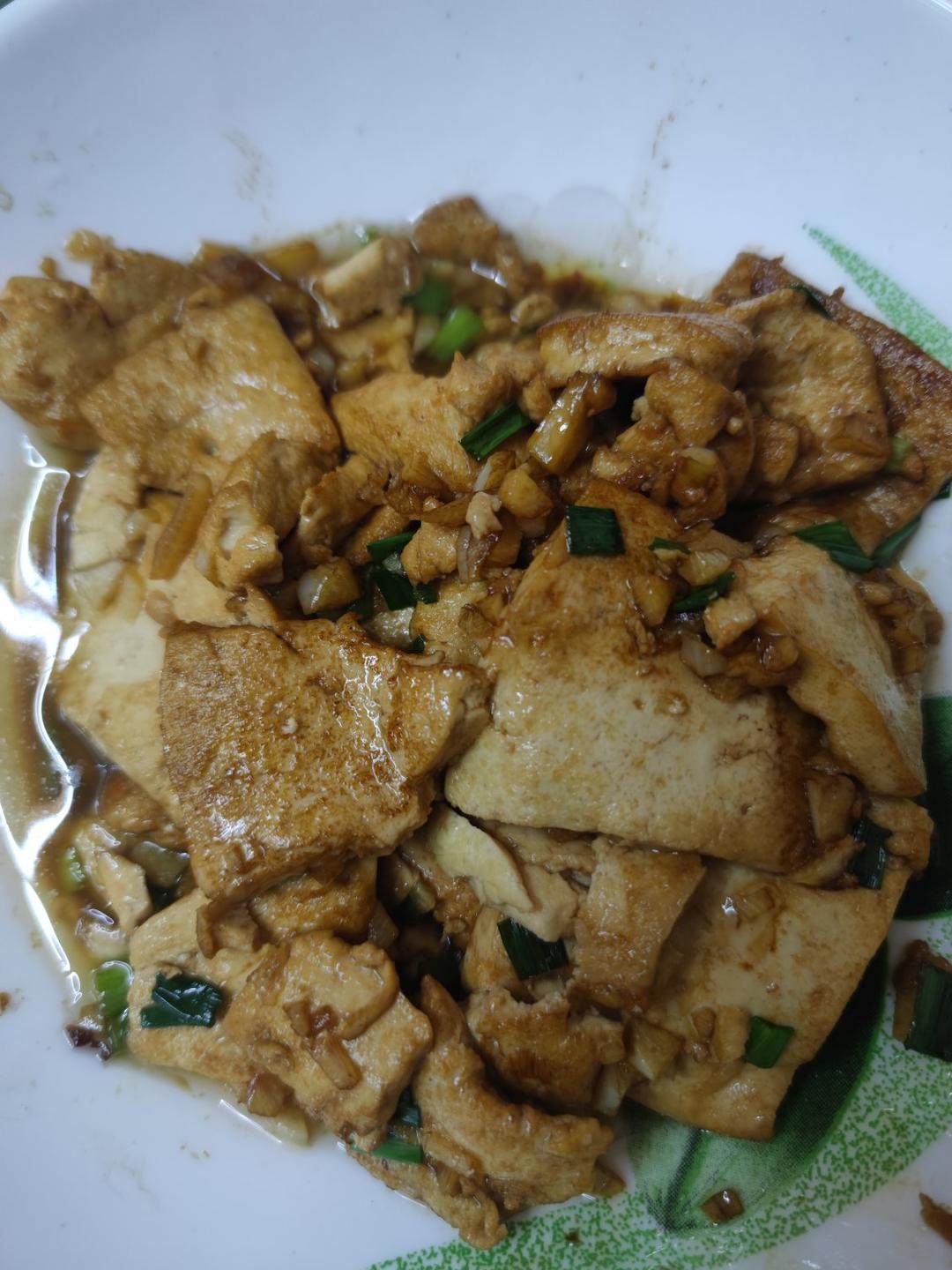 蒜香煎豆腐 炒鸡无敌美味