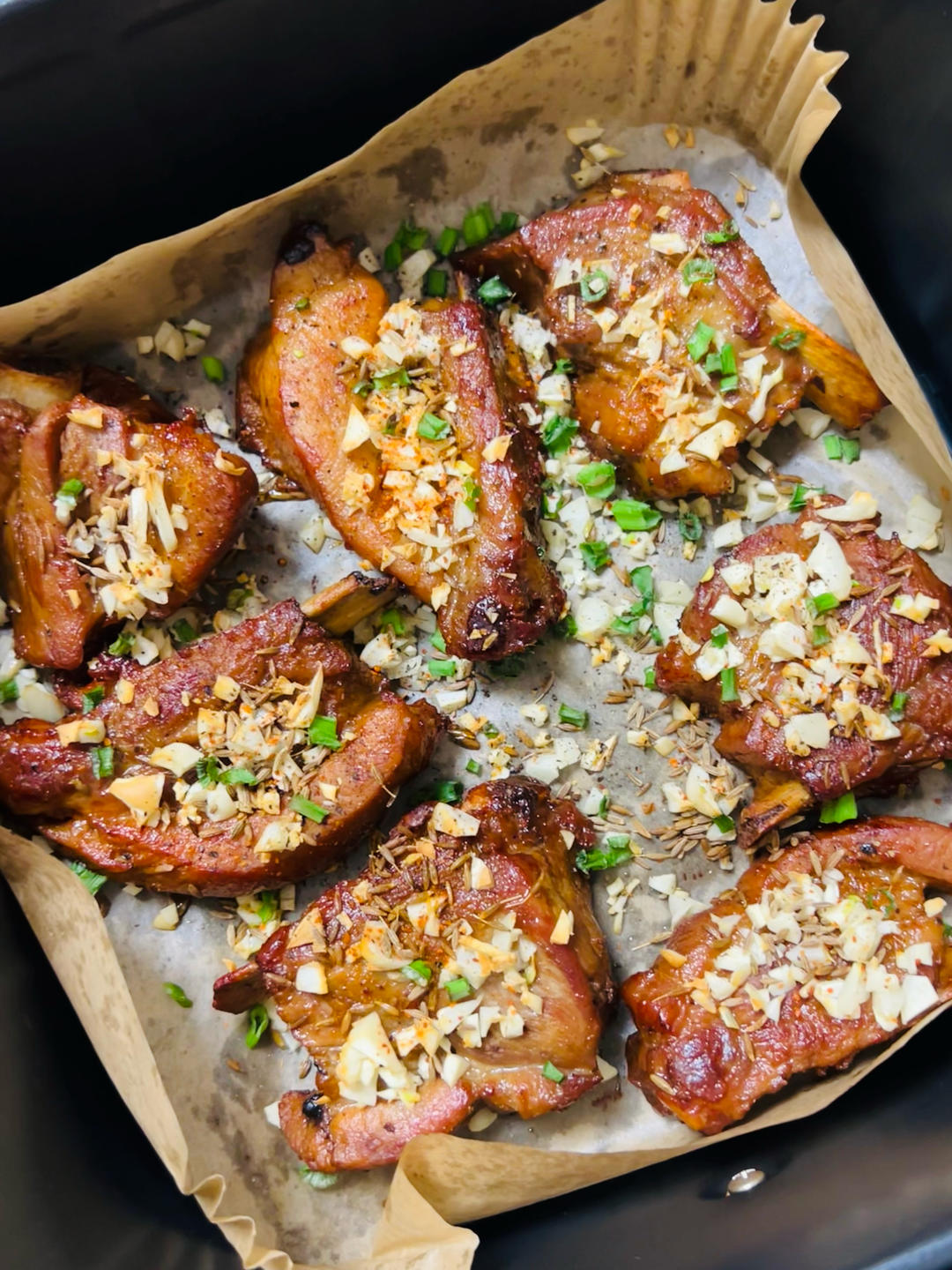 不会失手的蒜香排骨（空气炸锅版）