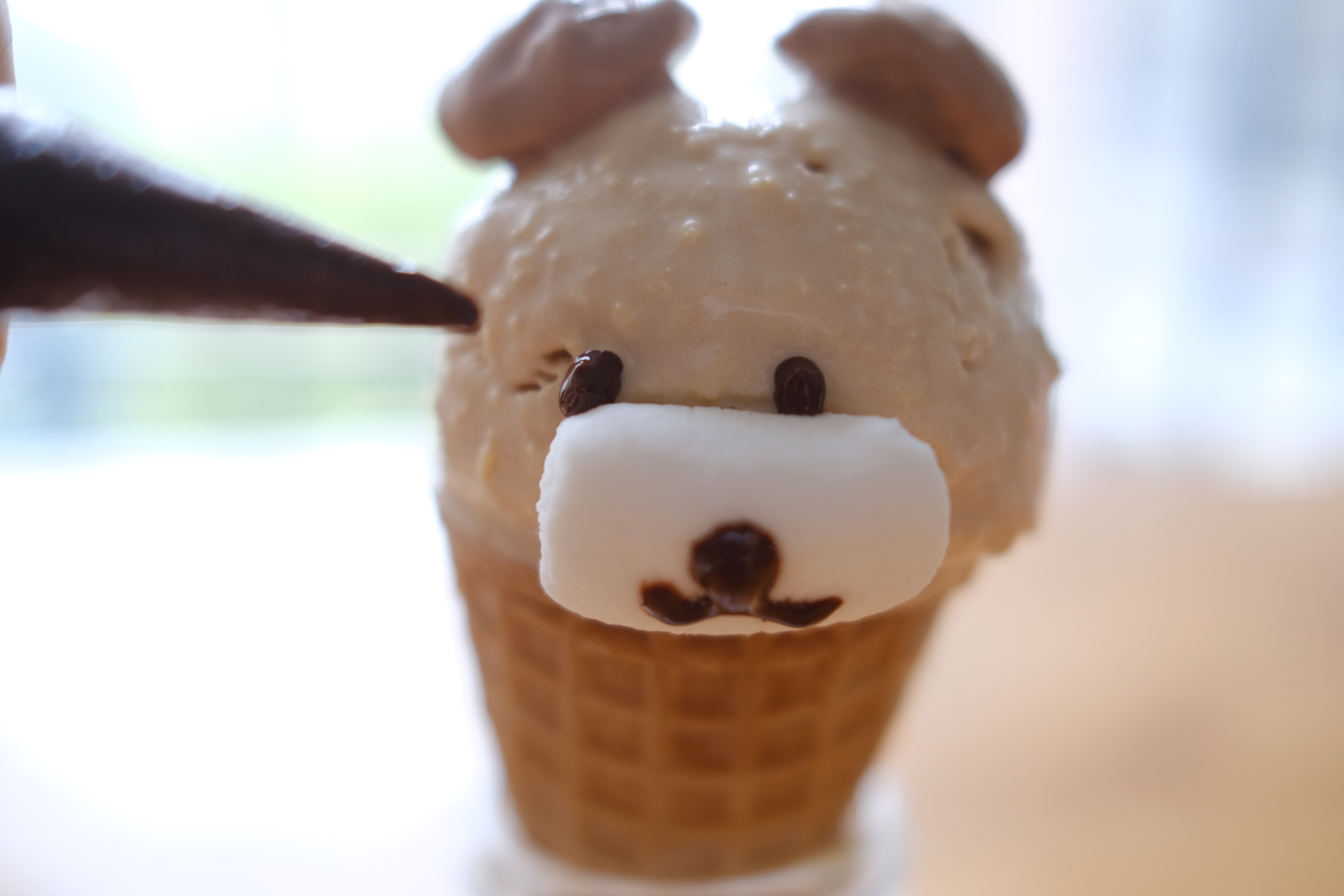 奶茶冰淇淋小熊甜筒的做法 步骤19
