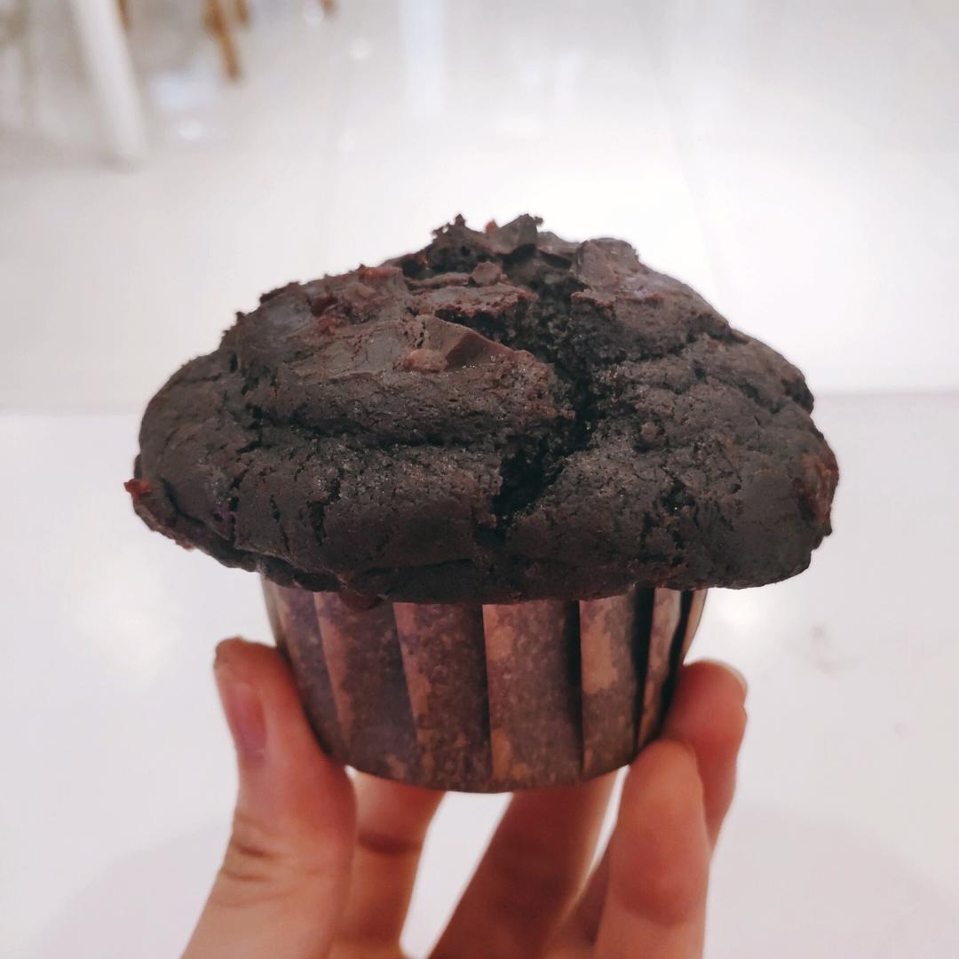 在家做巧克力蘑菇头麦芬蛋糕🍫