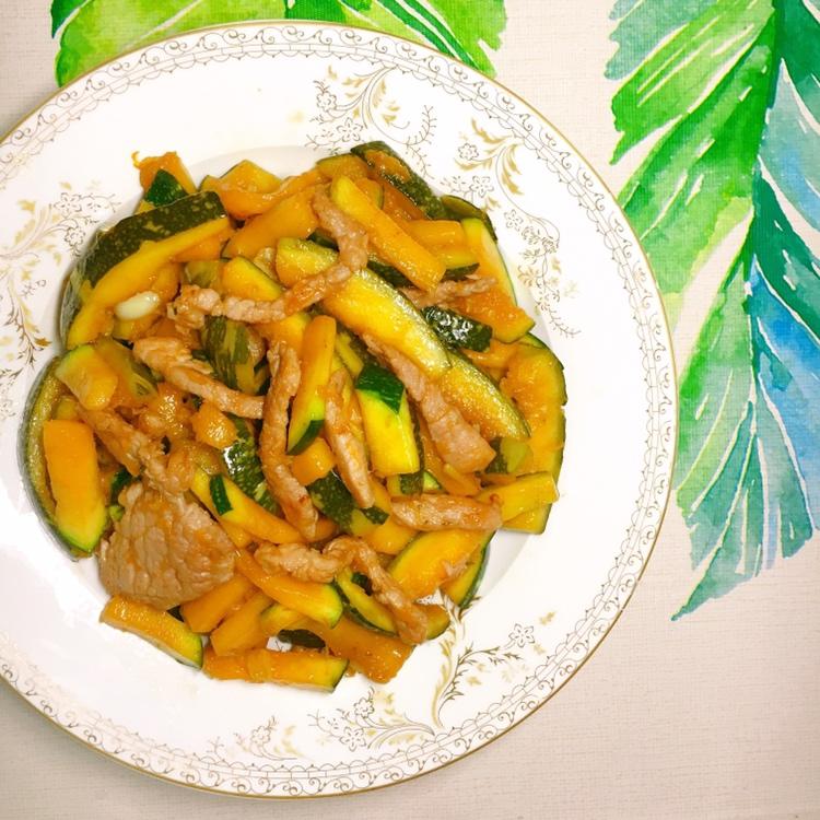 湖南妹纸的南瓜丝炒肉