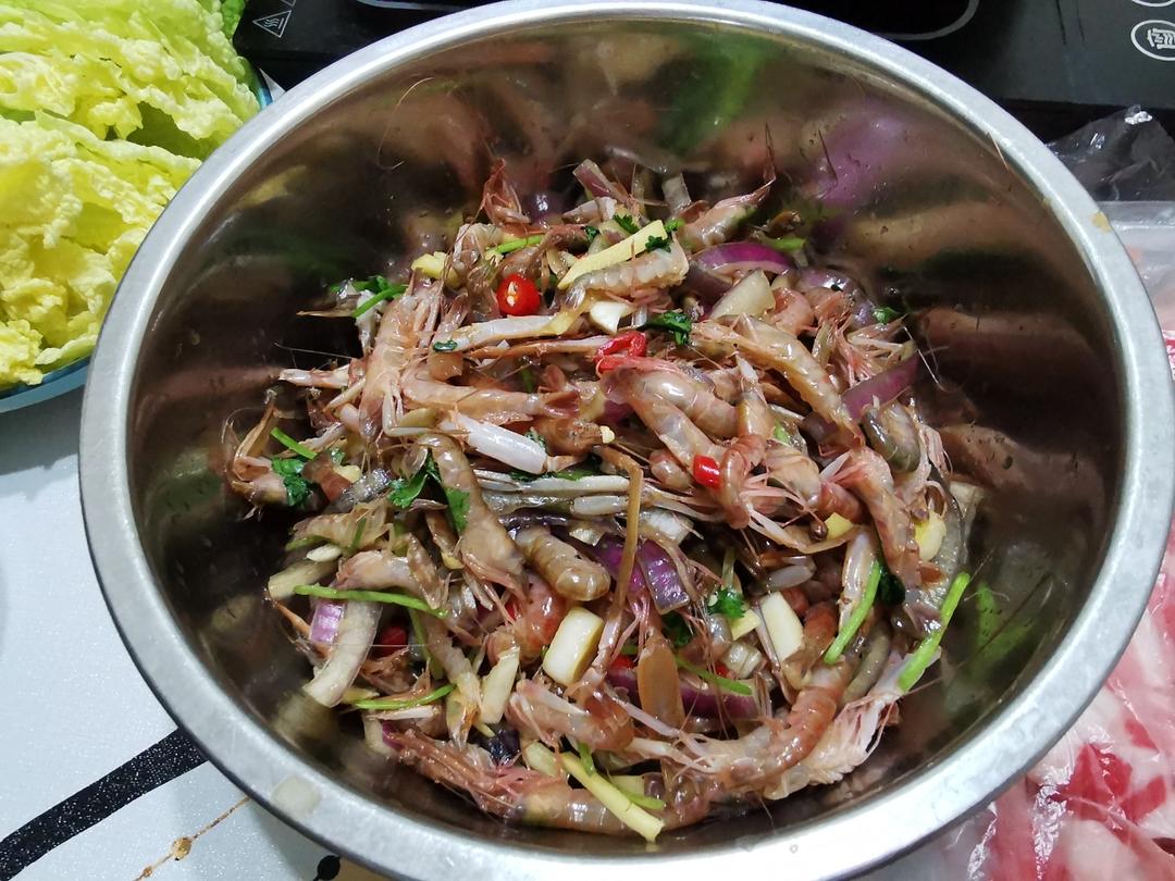 生腌嘎嘣虾的做法