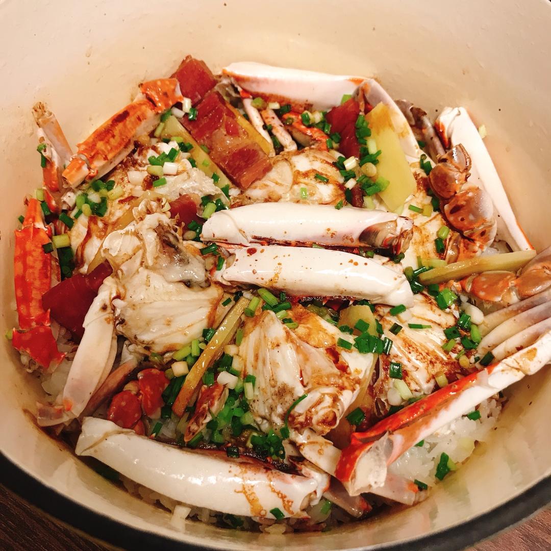 梭子蟹焗饭