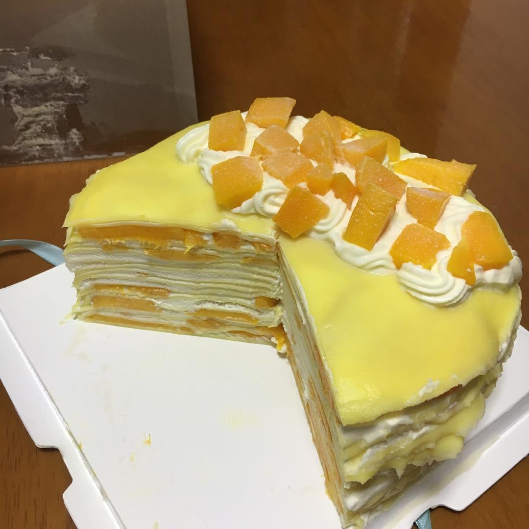 芒果千层盒子蛋糕