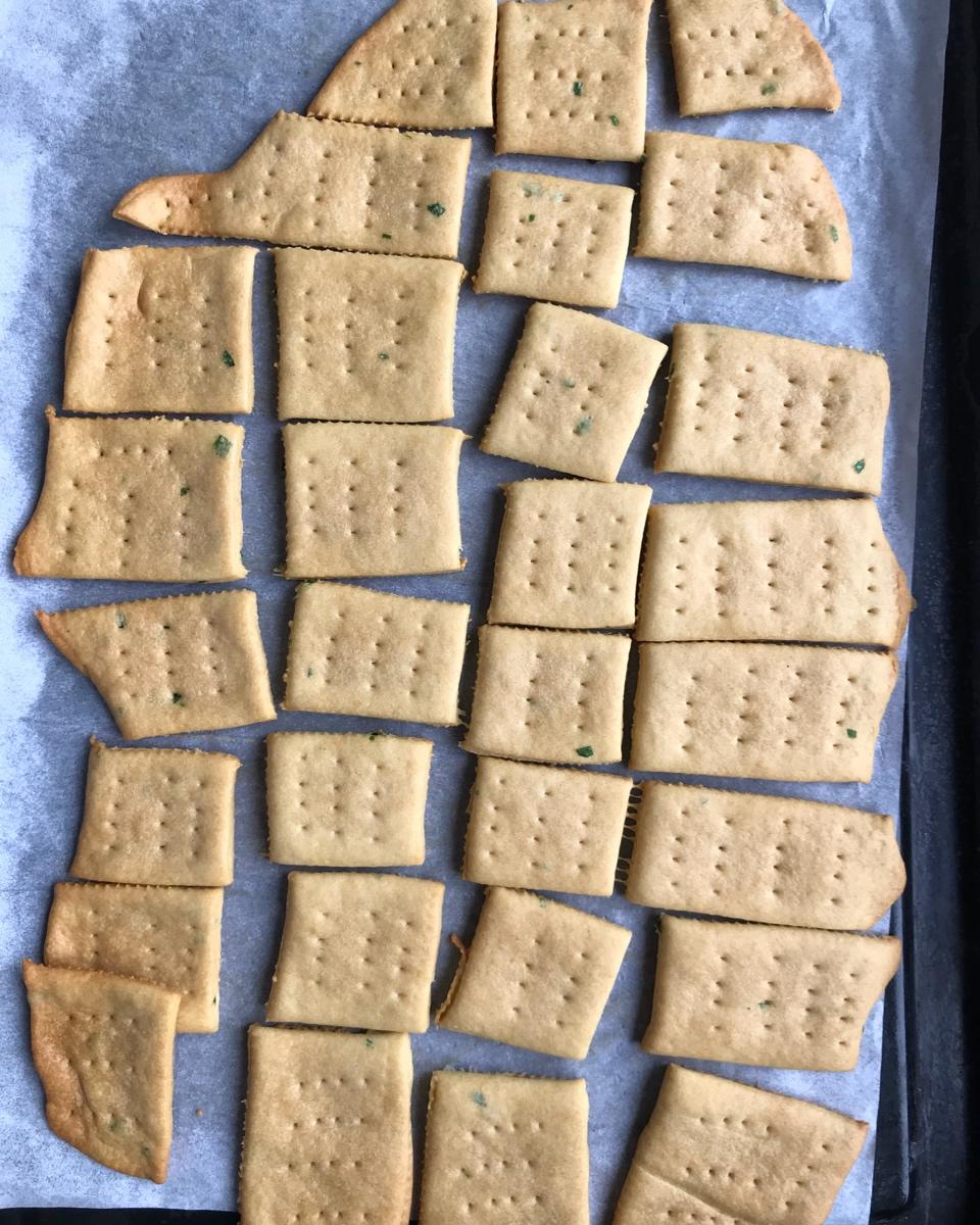 #葱油苏打饼干#