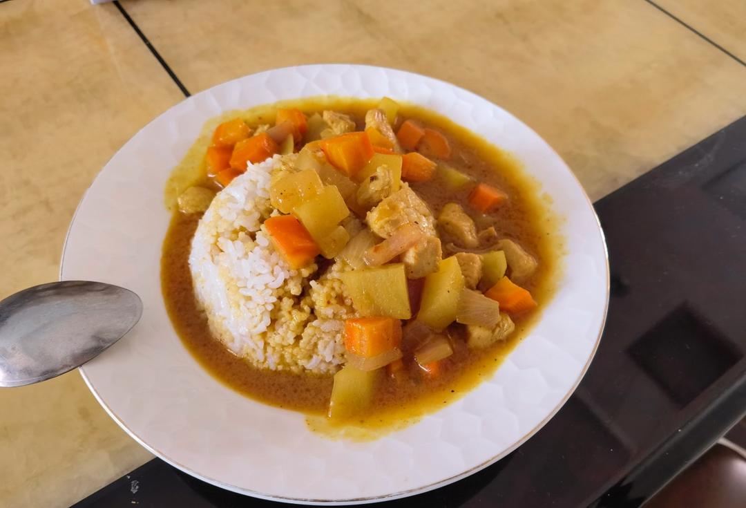 鸡肉咖喱饭🍛4人份