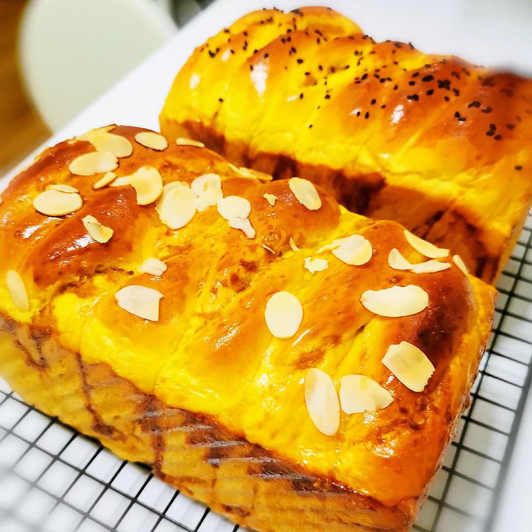 双倍美味南瓜吐司（双重南瓜，美味加倍）