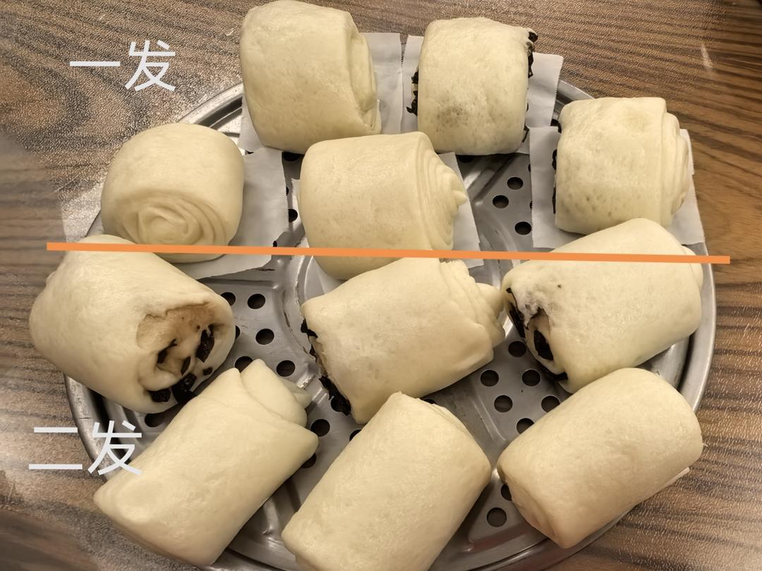 馒头（一发二发对比）