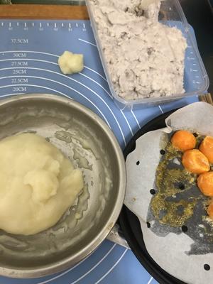簡易版蛋黃酥（氣炸鍋）的做法 步骤3