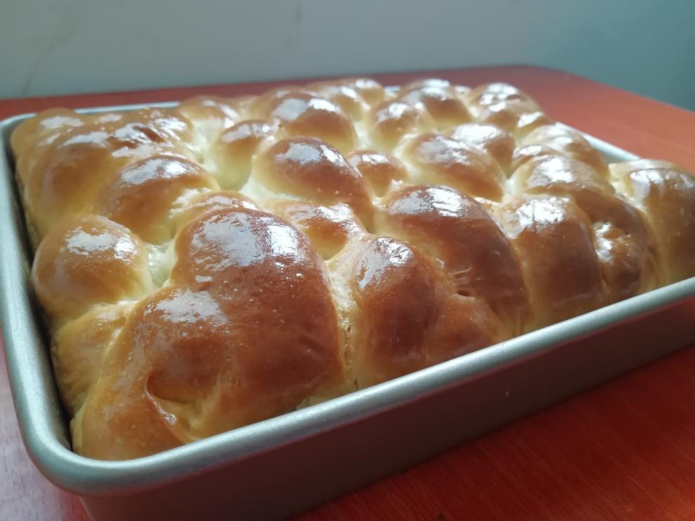 中筋面粉版老面包的做法