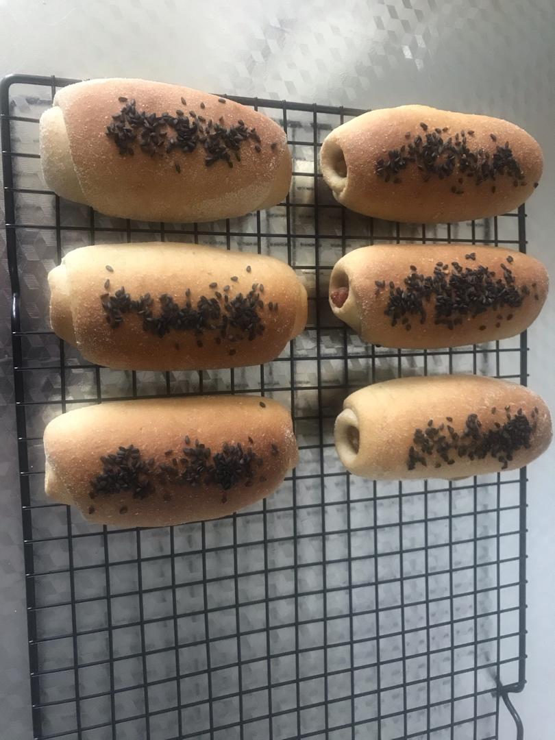 黑麦全麦香肠面包 100%全麦30%黑麦 无油无蛋无奶