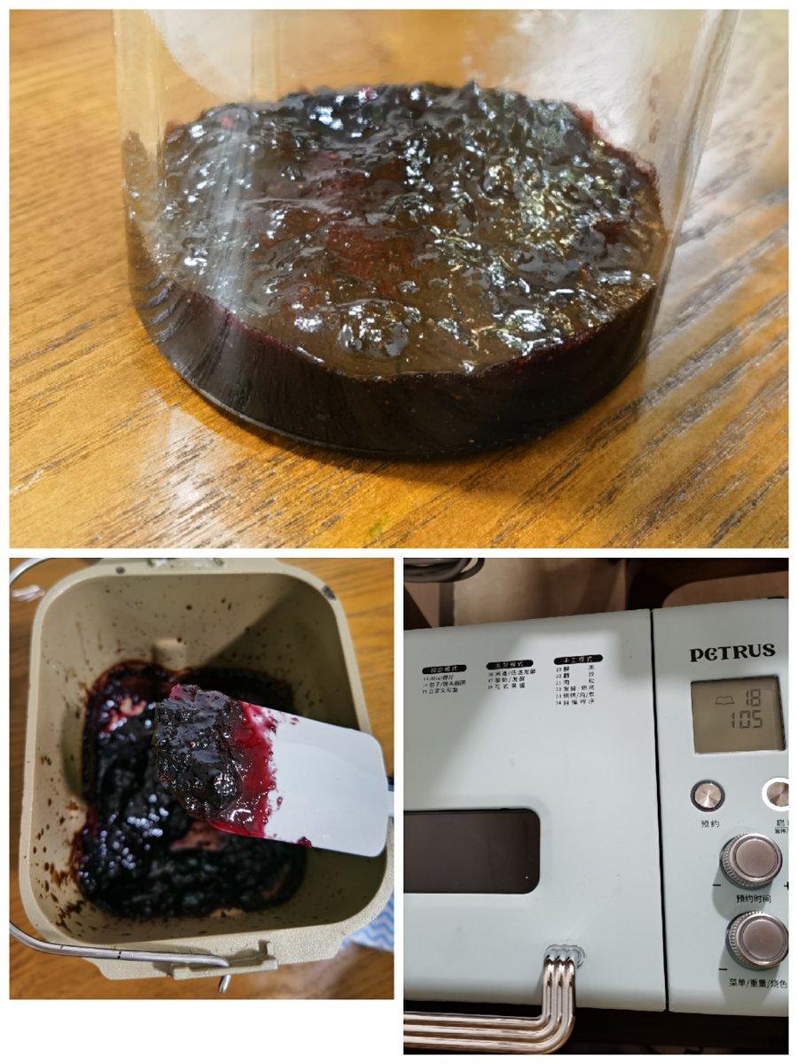 蓝莓酱（面包机制作）