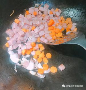 深深夜食堂 ~ Spam蛋炒饭来啦的做法 步骤2